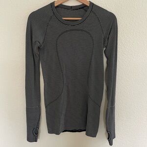 Lululemon Striped Black and White Longsleeve
